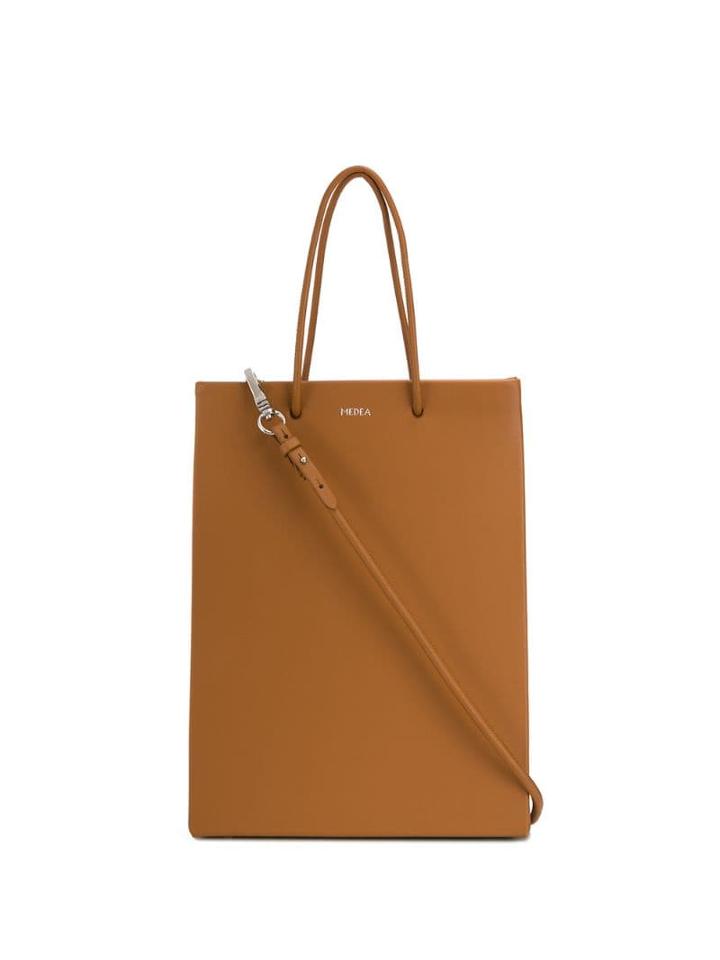 Medea Prima Tall Cross Body Bag - Brown