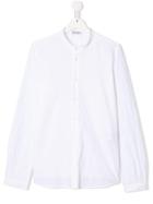 Dondup Kids Band Collar Shirt - White
