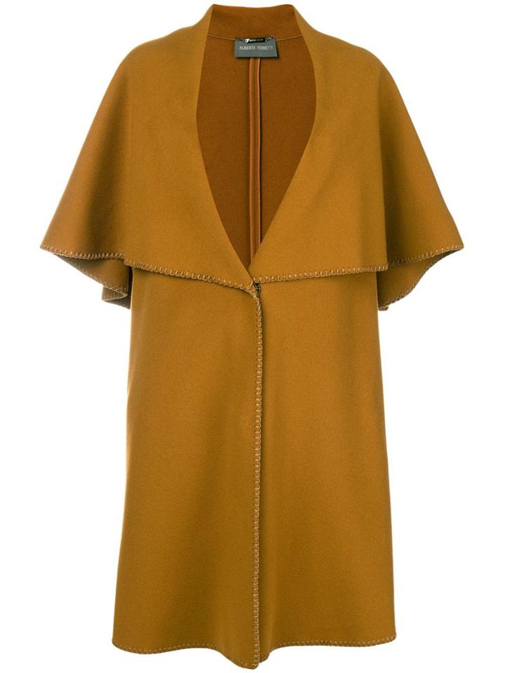 Alberta Ferretti Oversized Coat - Brown