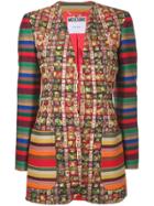 Moschino Vintage 1990's Patchwork Jacket - Red