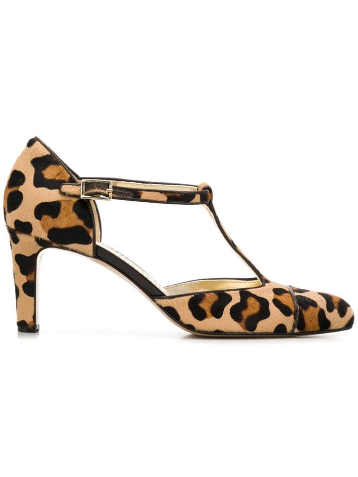 Antonio Barbato Leopard Print Pumps - Brown