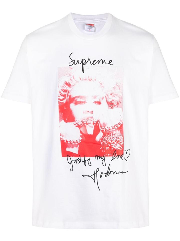 Supreme Madonna Print T-shirt - White