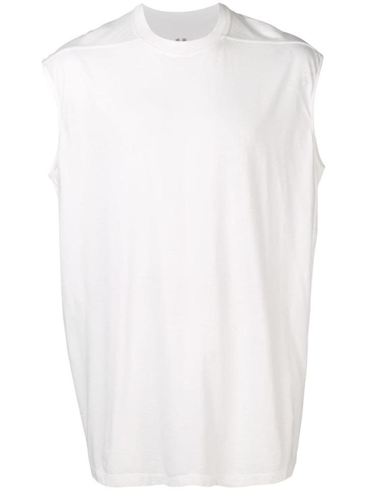 Rick Owens Sleeveless T-shirt - White