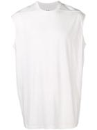 Rick Owens Sleeveless T-shirt - White