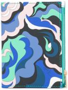 Emilio Pucci Abstract Print Document Holder - Blue