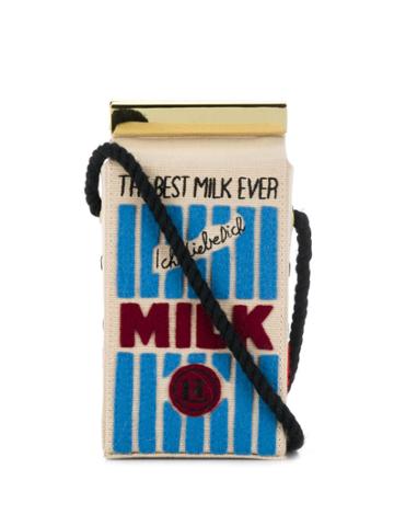 Rewind Vintage Affairs Milk Carton Cross-body Bag - Neutrals