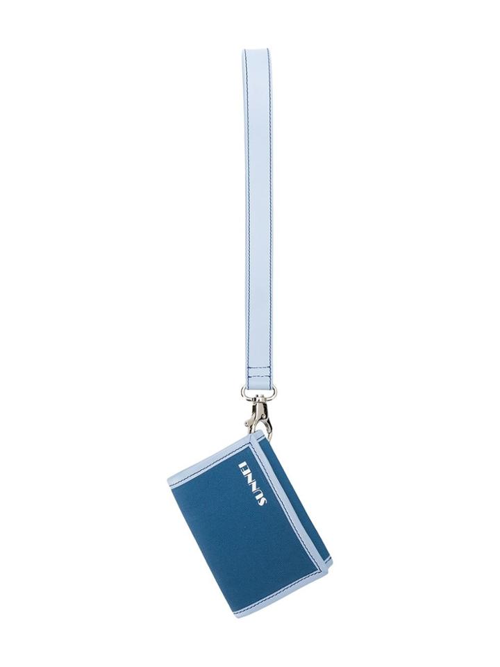 Sunnei Wrist-strap Mini Wallet - Blue