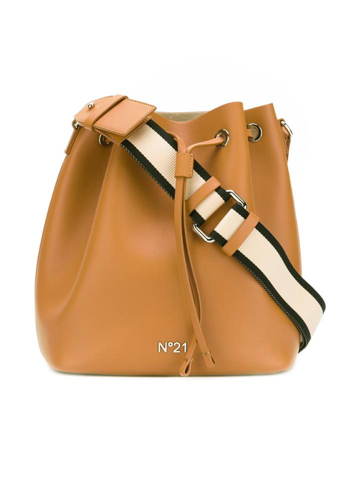 No21 Bucket-style Shoulder Bag - Brown
