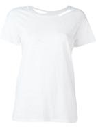 Rta Distressed T-shirt, Women's, Size: Large, White, Cotton