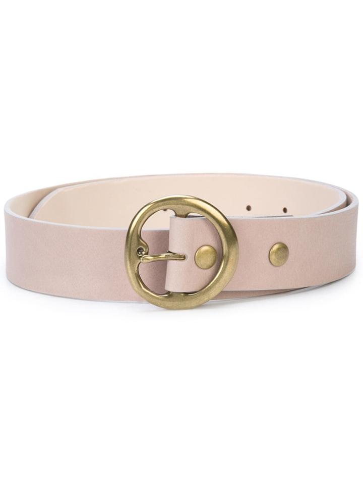 B-low The Belt Round Buckle Belt - Neutrals