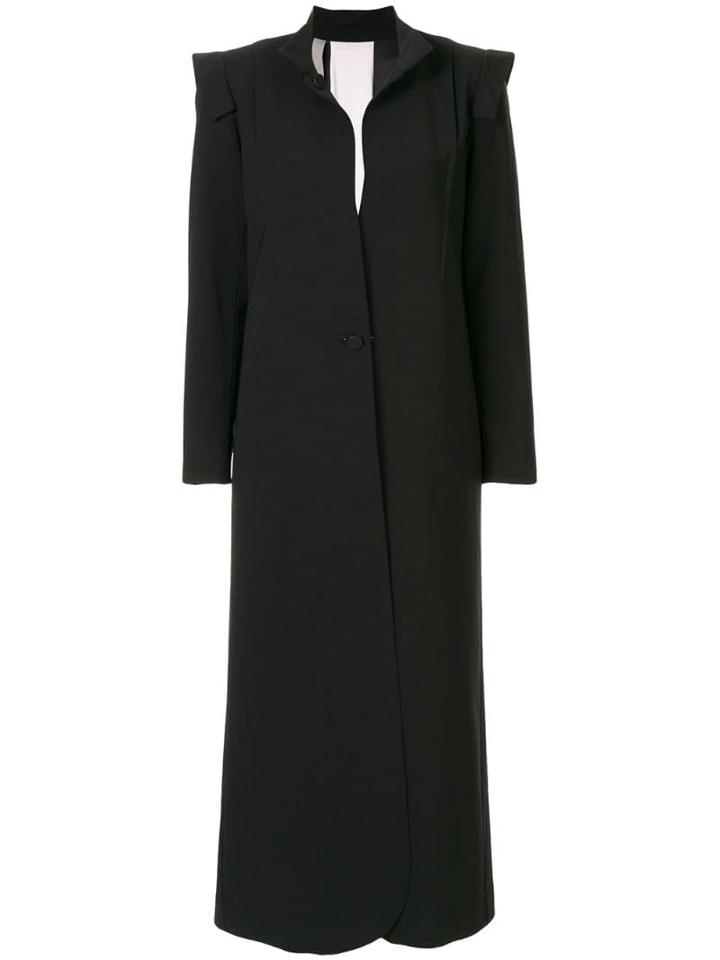 Symetria Acquisition Two-tone Coat - Black
