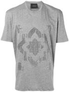 John Richmond Stud T-shirt - Grey