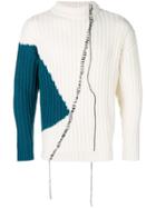 A-cold-wall* Colour Block Sweater - White