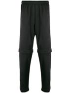 Fendi Logo-stripe Detachable-leg Trousers - Black