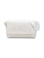 Young Versace Logo Embroidered Changing Bag - White