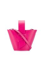 Carolina Santo Domingo Open-top Bucket Bag - Pink