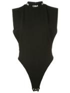 C & M Halterneck Bodysuit - Black
