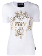 Versace Jeans Couture Slim-fit Logo T-shirt - White