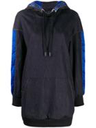 No Ka' Oi Denim Hoodie Jacket - Blue