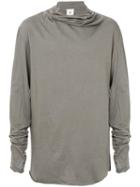 Lost & Found Rooms - High Collar T-shirt - Men - Cotton - M, Green, Cotton