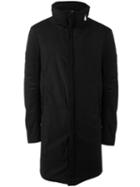Poème Bohémien Zip Collar Coat, Men's, Size: 48, Black, Cotton