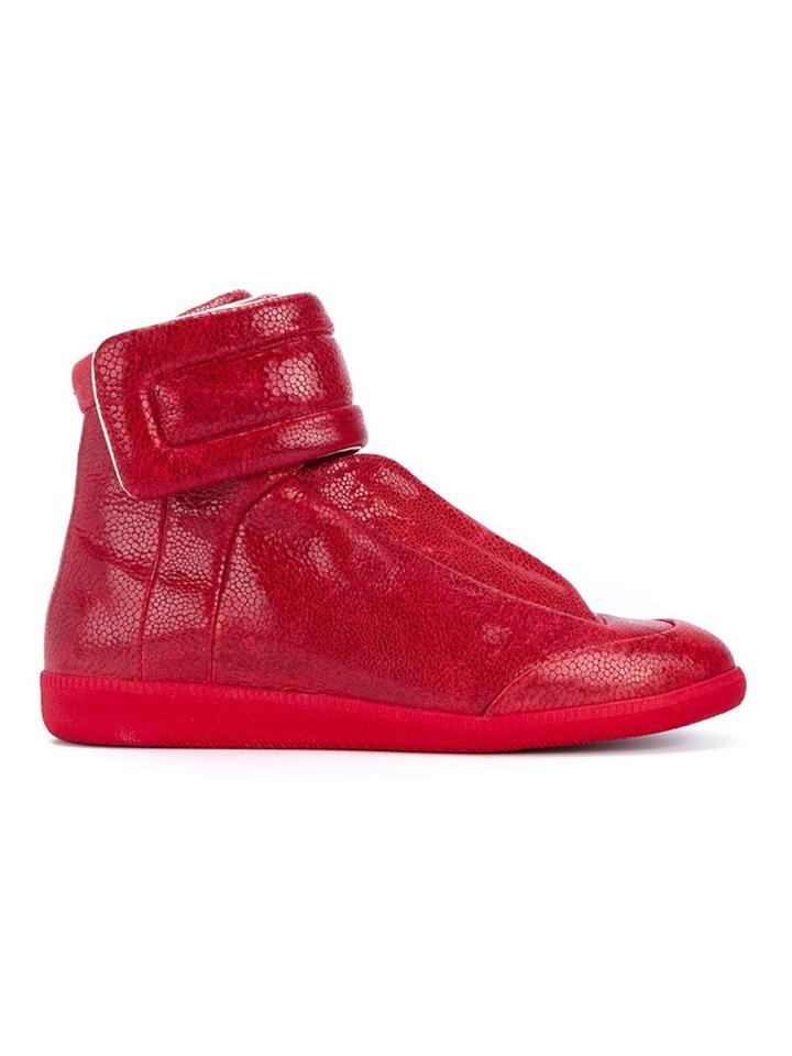 Maison Margiela Future Leather Hi-top Trainers