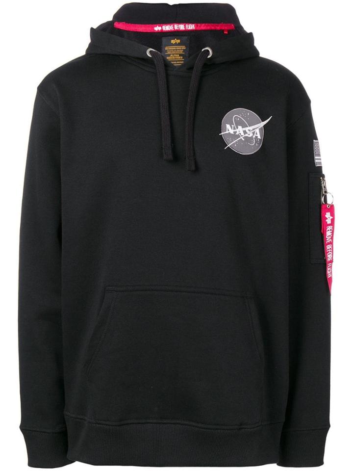 Alpha Industries Nasa Hoodie - Black