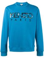 Kenzo Logo Sweatshirt - Blue