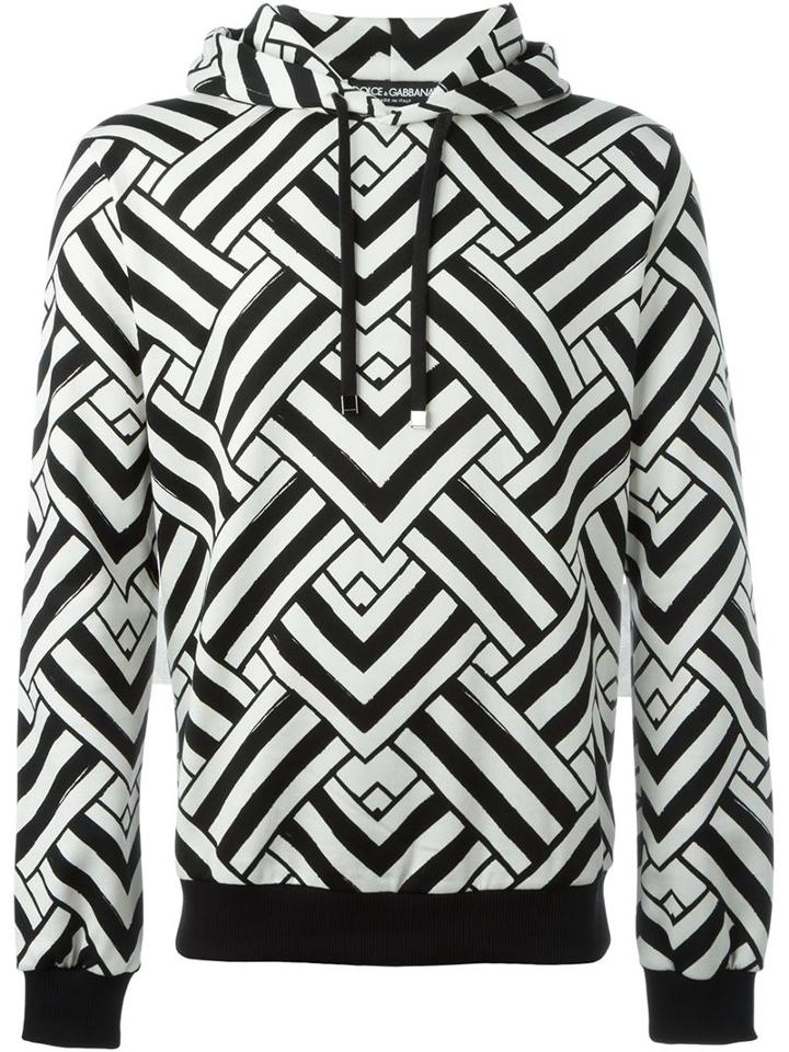 Dolce & Gabbana Geometric Print Hoodie