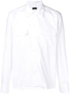 Dell'oglio Pointed Collar Shirt - White