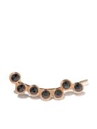 Lito 18kt Rose Gold Middle Cardio Diamond Earring - Gold/black