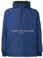 Tommy Hilfiger Padded Logo Anorak - Blue