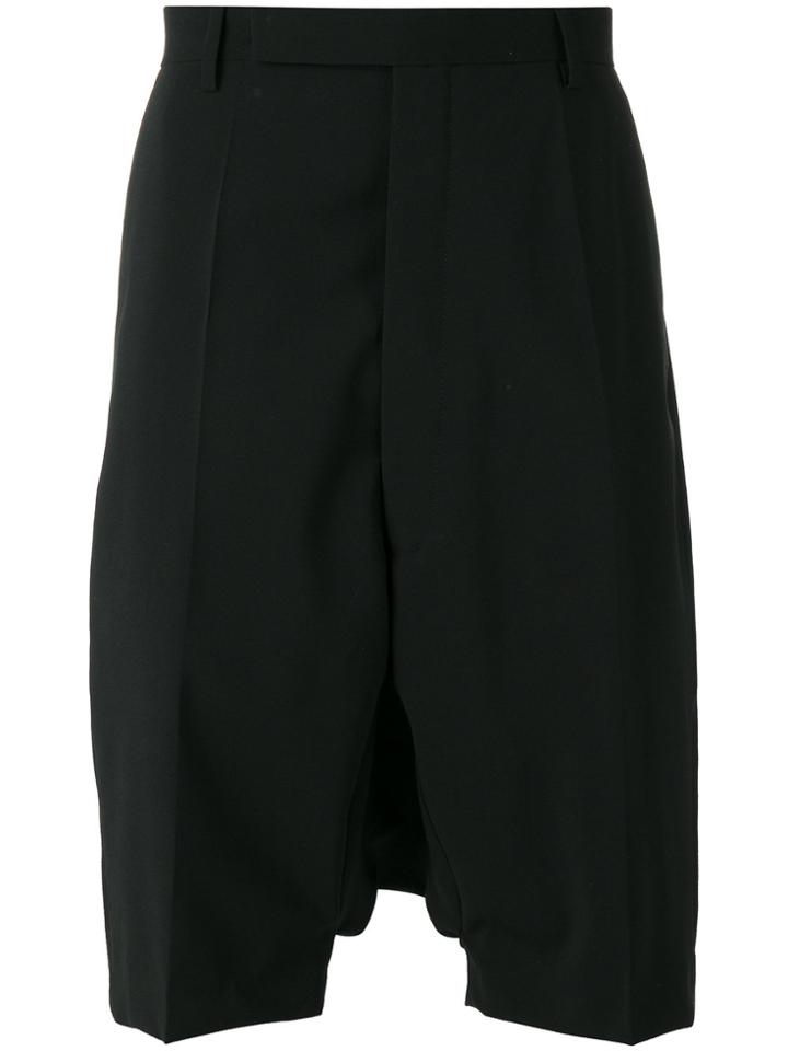 Rick Owens Pod Tailored Shorts - Black
