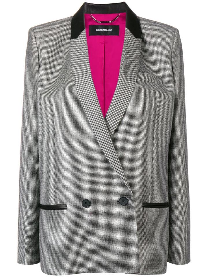 Barbara Bui Double Breasted Blazer - Grey