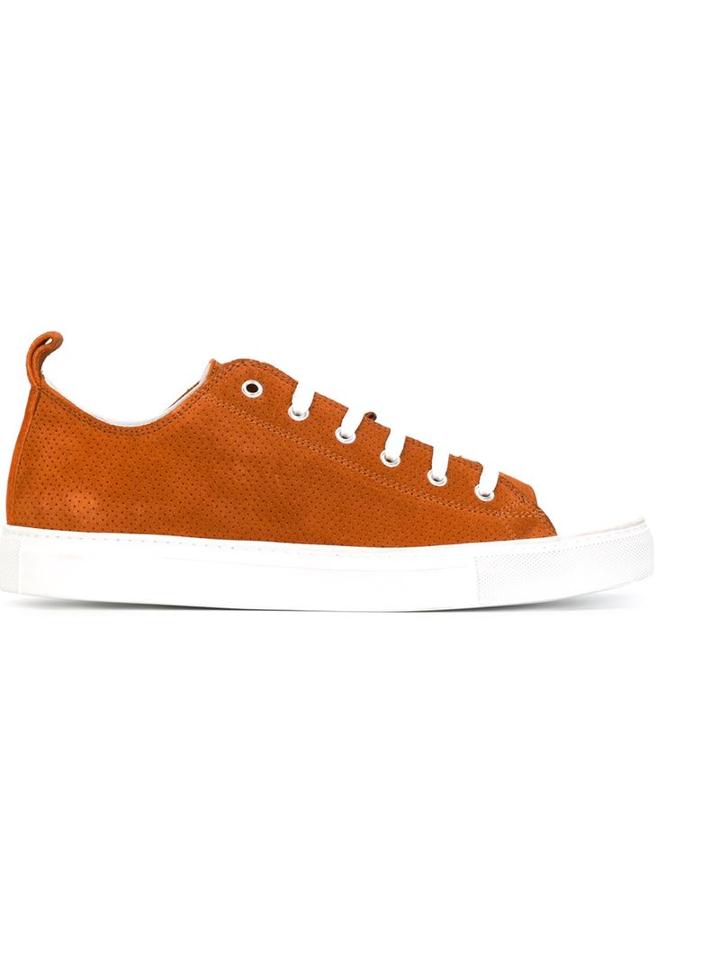 Eleventy Perforated Low-top Sneakers