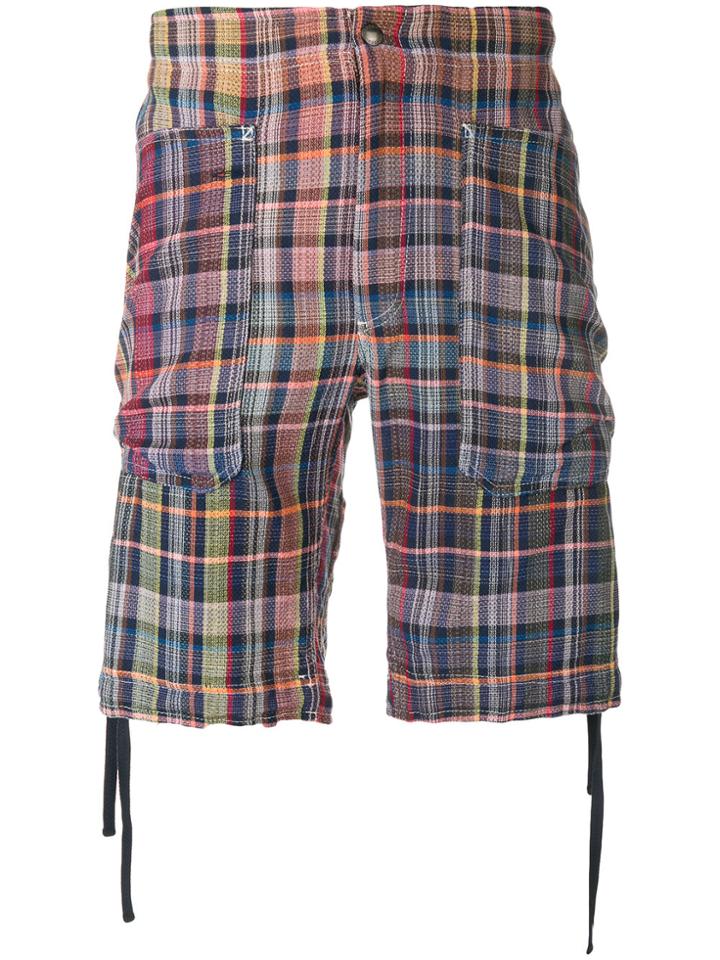 Missoni Plaid Shorts - Pink & Purple