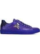 Philipp Plein Say So Sneakers, Men's, Size: 39, Blue, Leather/rubber