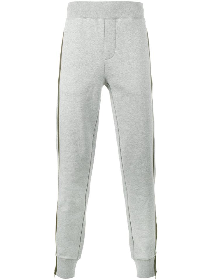 Moncler Side-stripe Track Trousers - Grey