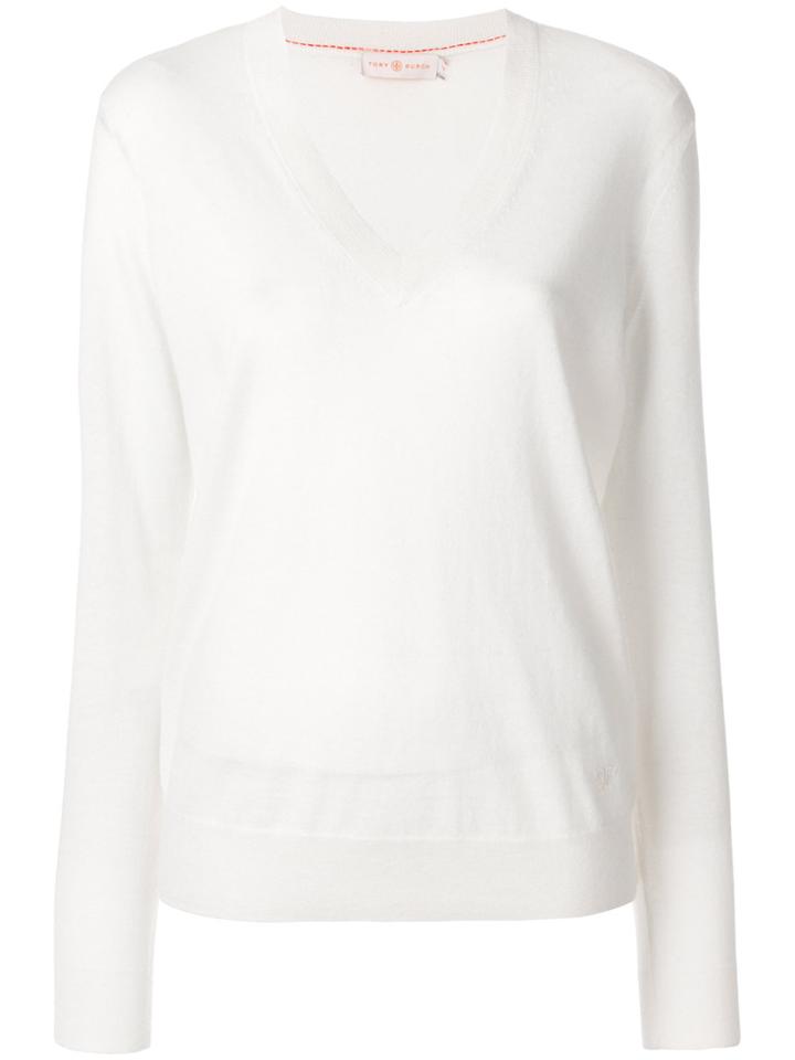 Tory Burch Marilyn Sweater - White