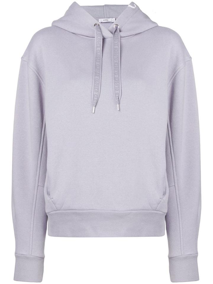 Closed Classic Hooded Sweater - Pink & Purple
