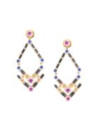 Larkspur & Hawk Caterina Trapezoid Chandelier Earrings - Gold