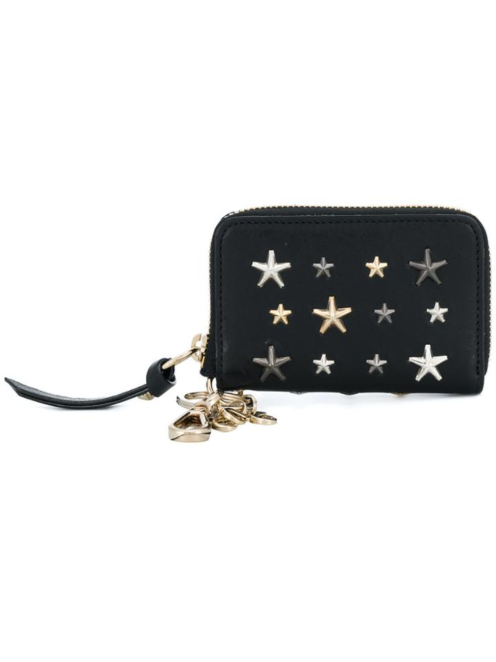 Jimmy Choo Cadet Keyring Wallet - Black