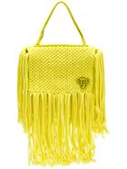 Emilio Pucci - Braided Tote Bag - Women - Fluorocarbon Resin - One Size, Yellow/orange, Fluorocarbon Resin