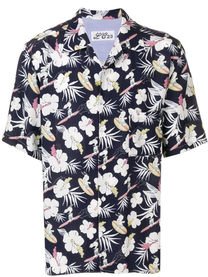Lc23 Scoopy Printed Shirt - Blue