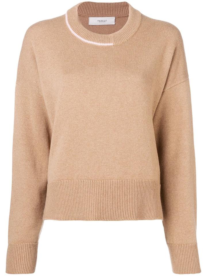 Pringle Of Scotland Loose-fit Cashmere Sweater - Neutrals