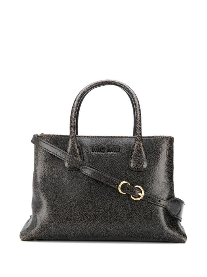 Miu Miu Top-handle Tote Bag - Brown