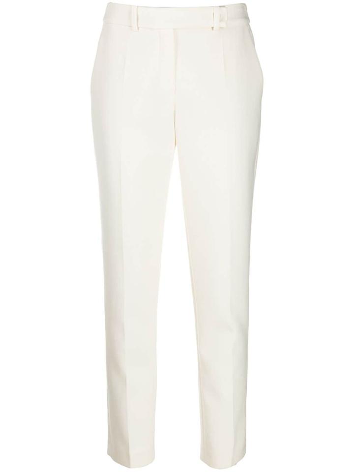Paule Ka Tailored Straight-leg Trousers - White