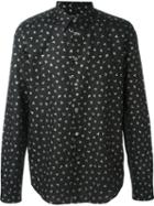Ps Paul Smith Arrow Print Shirt, Men's, Size: Xxl, Black, Cotton/linen/flax