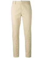 Dsquared2 - Slim-fit Trousers - Women - Cotton/spandex/elastane - 42, Nude/neutrals, Cotton/spandex/elastane