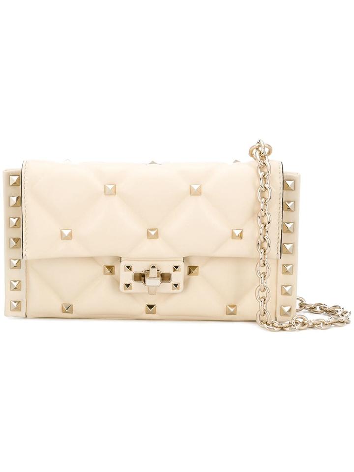 Valentino Valentino - Woman - Candy Studs Mini Shoulder Bag - Nude &